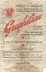 Graphiline Publicit� graisse huile annes 1930