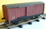Miniatrain Wagon couvert 2 portes a essieux