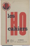 Les Cahier JL HO n�19