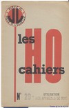 Les Cahier J.L. HO n�20