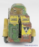 Vends jouet t�le ARNOLD auto-mitrailleuse m�canique