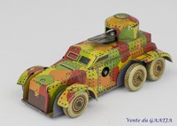 Auto-mitrailleuse "camouflage" m�canique en t�le SI Foreign