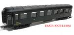 Rateau s�rie courte 22,5 cms. Voiture 1�re cl verte SNCF.