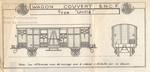 Plan du wagon couvert SNCF type unifie